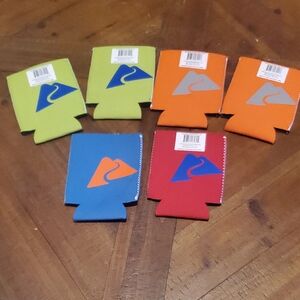 Vibrant Can Coosies Set Of 6- Assorted Colors